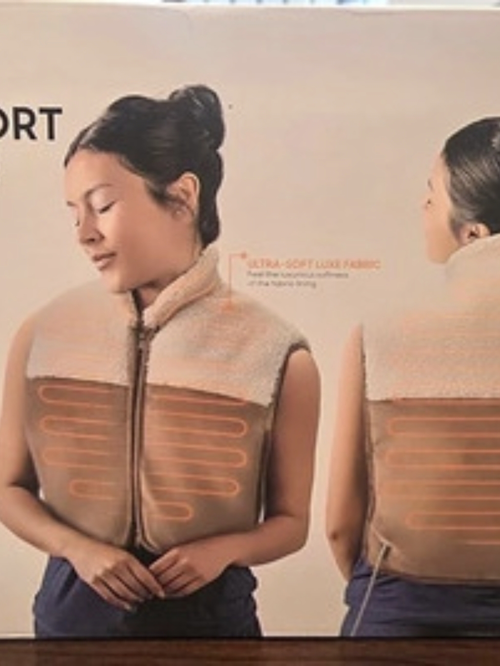 Sharper Image Weighted Comfort Heated Vest Luxe Heated Weighted Vest. New!